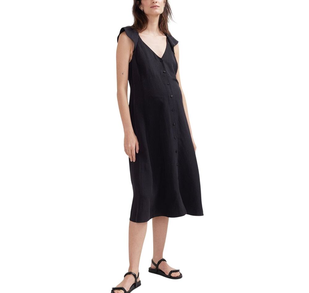 Hatch Sleeveless Black Jules Dress Size 2
